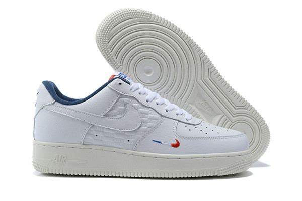 Women's Air Force 1 Low Top White Shoes 084